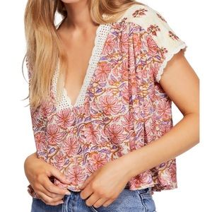 Free People Leilani Print Top
